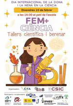 Anna Moles coorganitza i participa en la 1a edició de Fem+Ciència amb AFA IE Arrabassada.