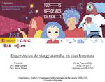 Anna Moles co-organitza i ofereix una xerrada al Simposi “Viatges científics des d'una perspectiva femenina”
